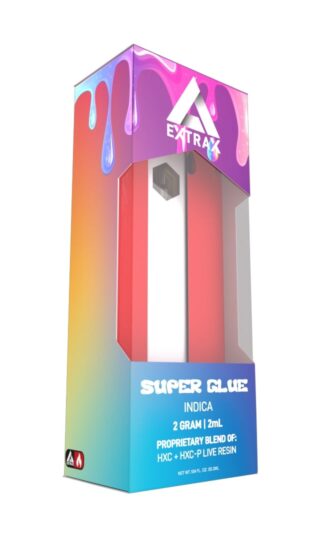 Delta Extrax 2G - Disposable Vape Pen - HXC + HXC-P - Super Glue (Indica)