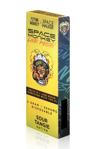 Space Monkey 3G - Delta 8 - THCP - Live Resin - Sour Tangie (Sativa)